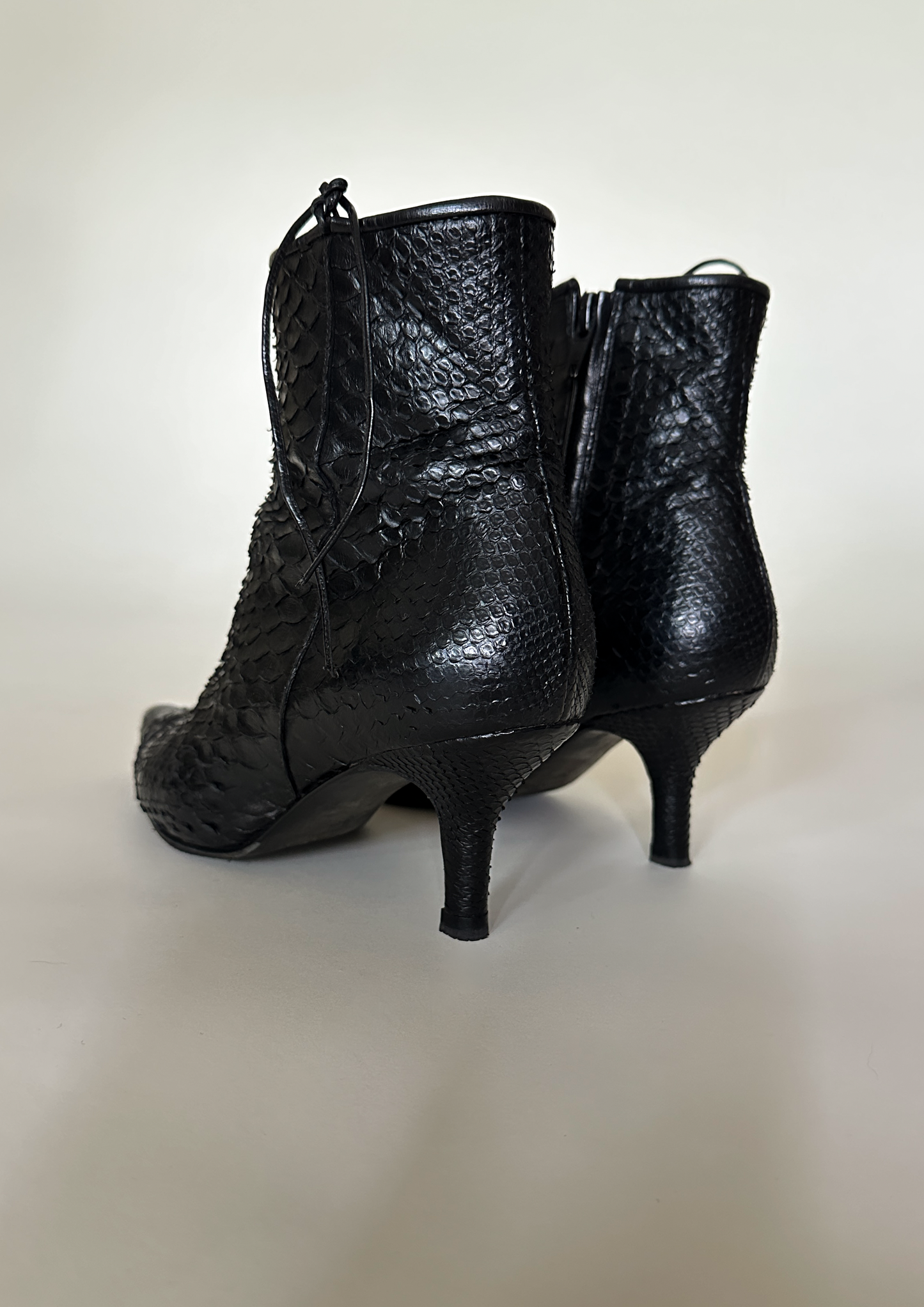 Chanel Python Boots