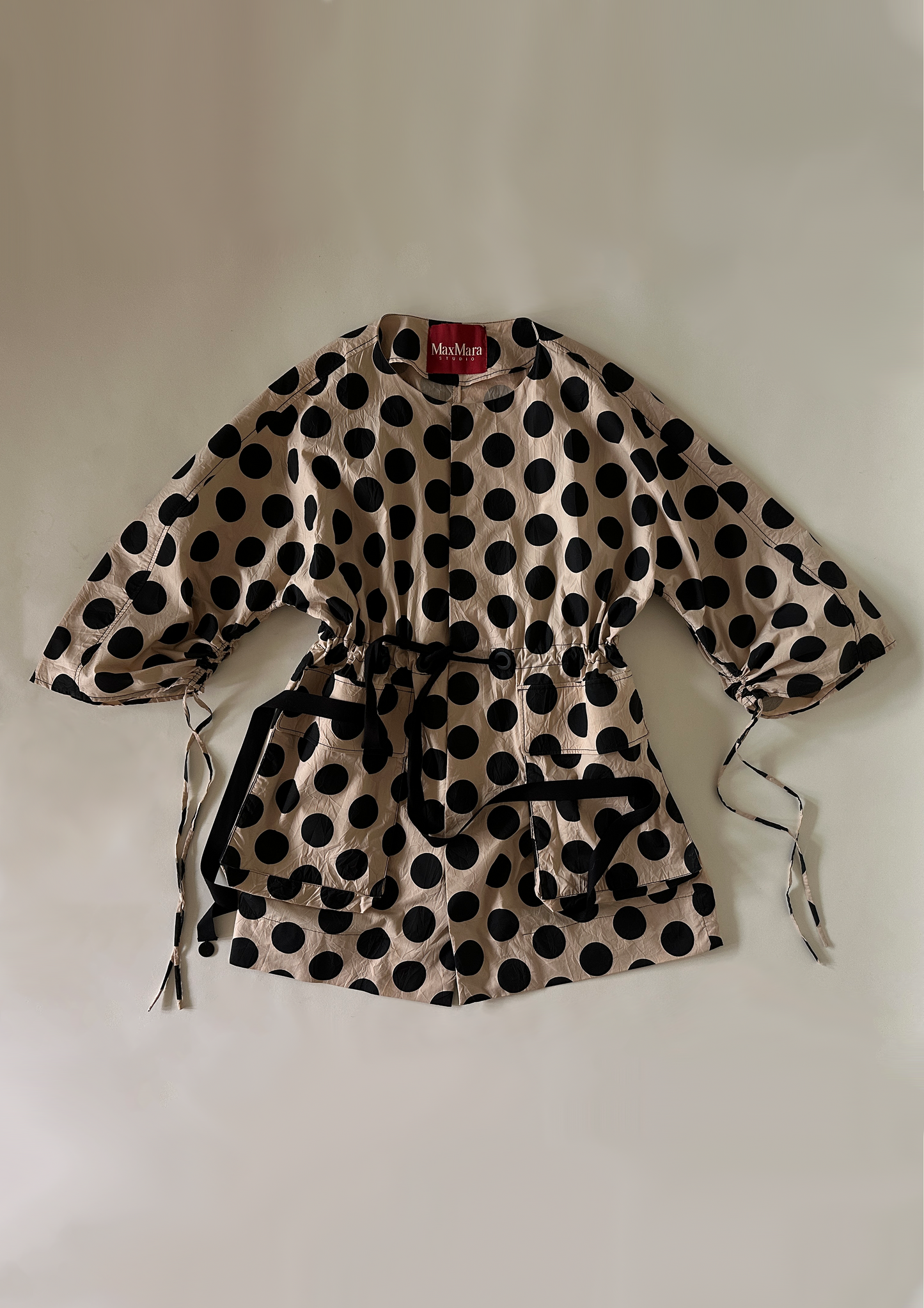 Max Mara Studio Polka Dot Trench