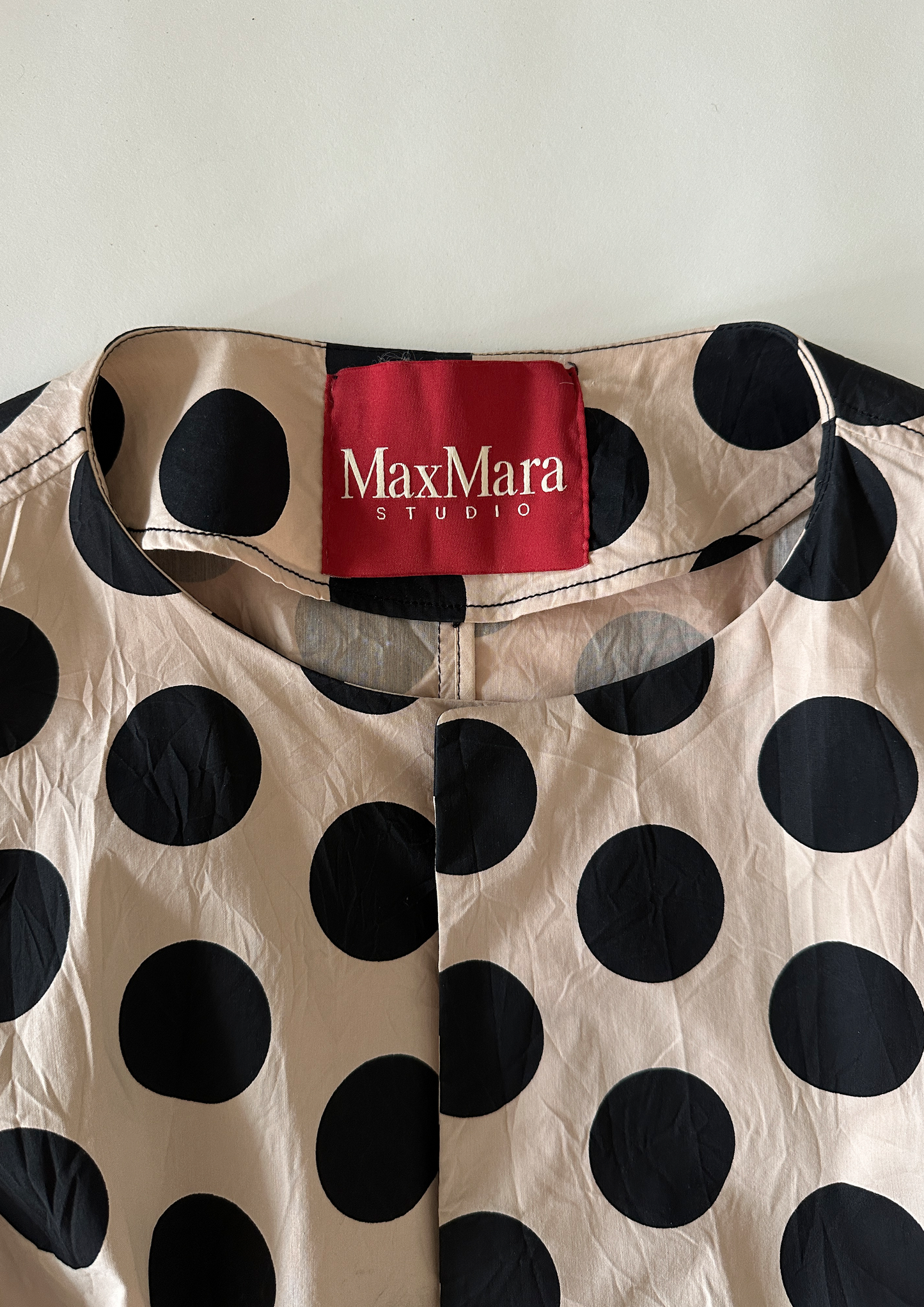 Max Mara Studio Polka Dot Trench