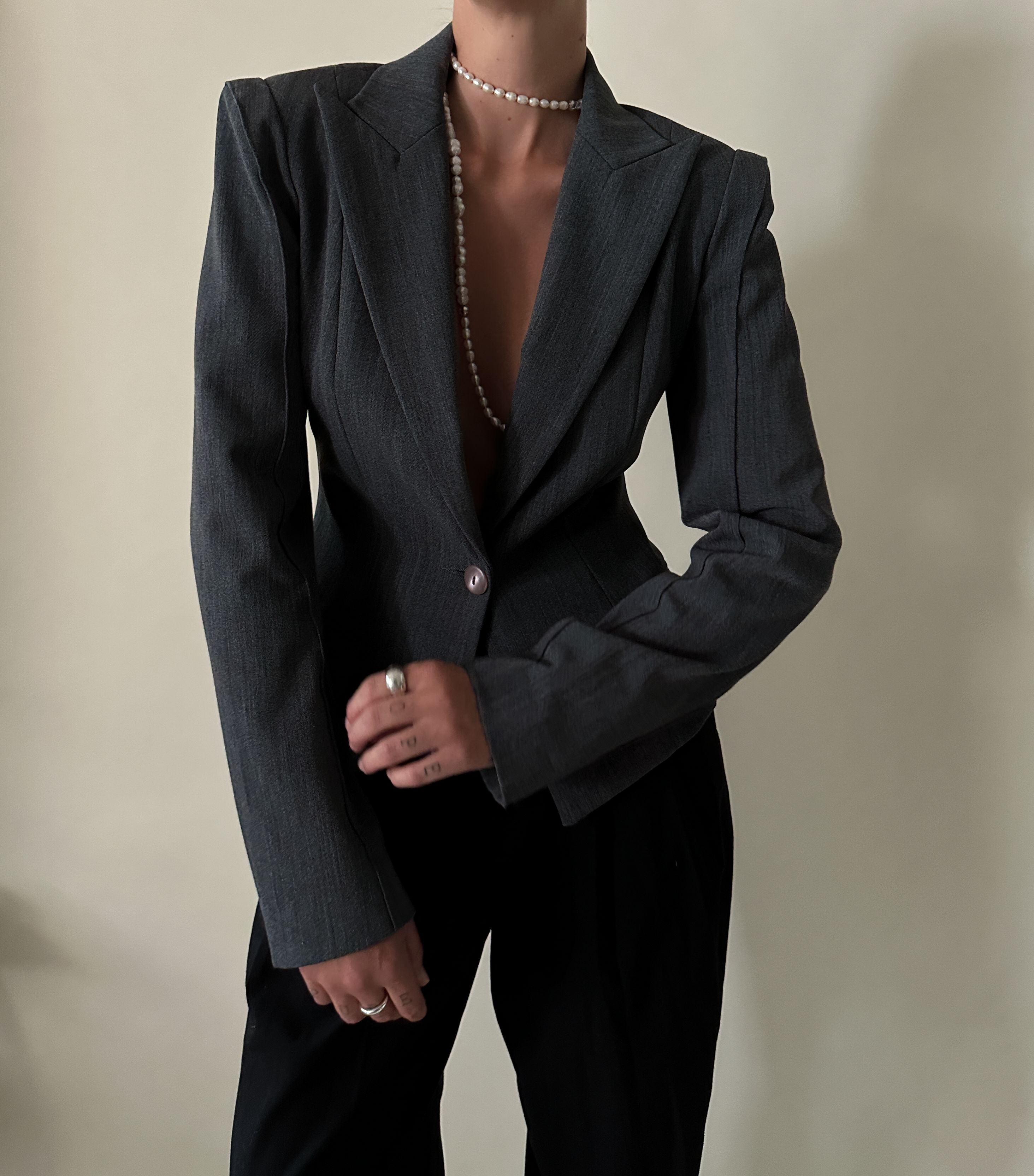 Plein Sud Wool Blazer