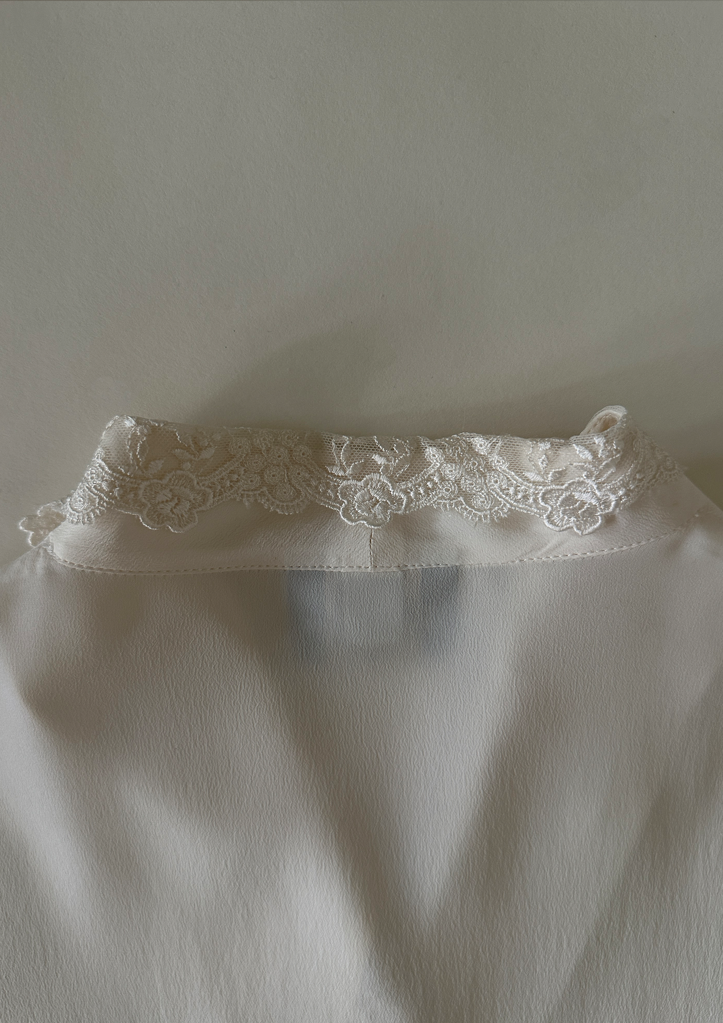 Vintage Silk Lace Blouse