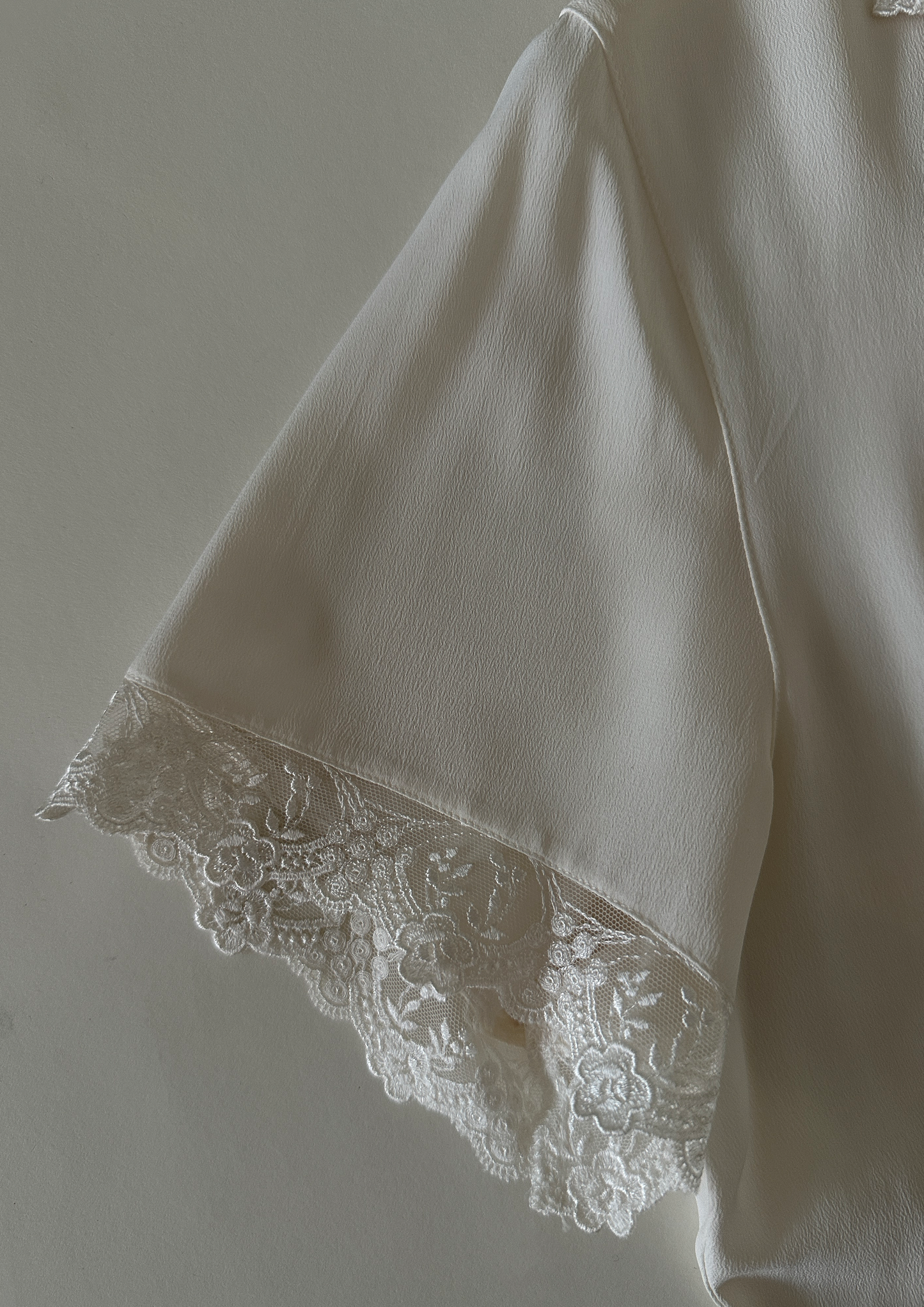 Vintage Silk Lace Blouse