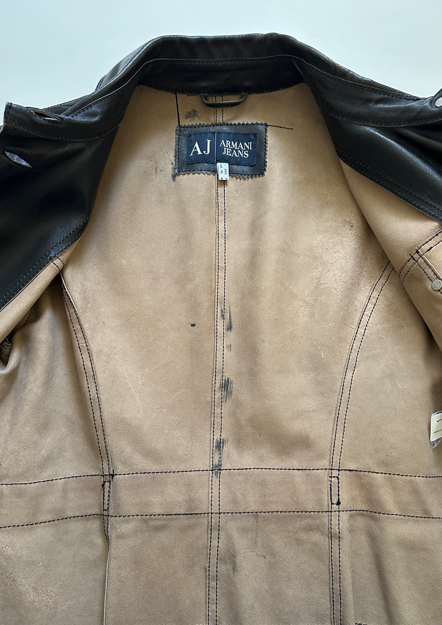 Armani Jeans Leather Jacket