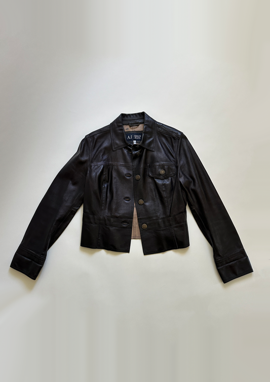 Armani Jeans Leather Jacket