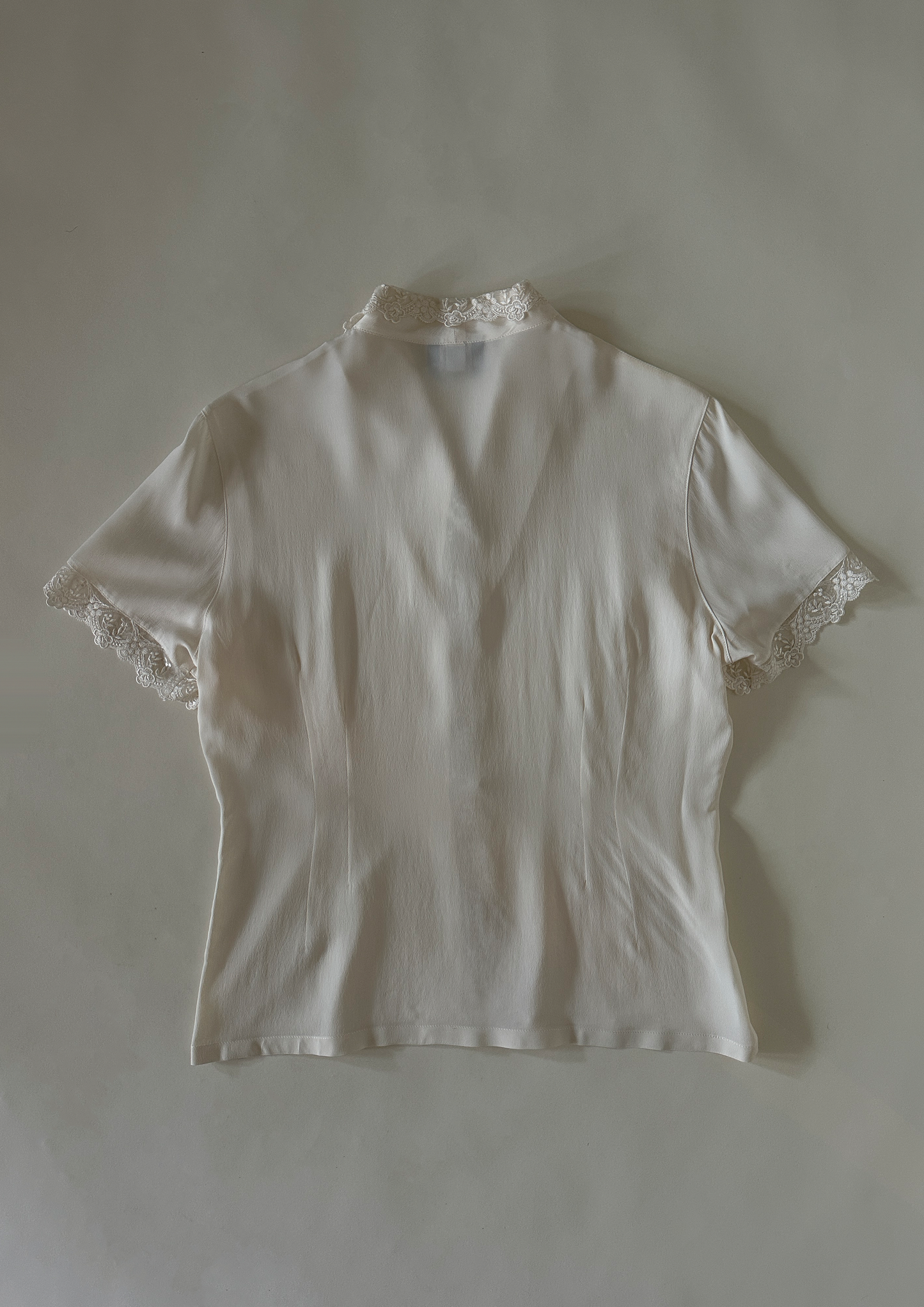 Vintage Silk Lace Blouse